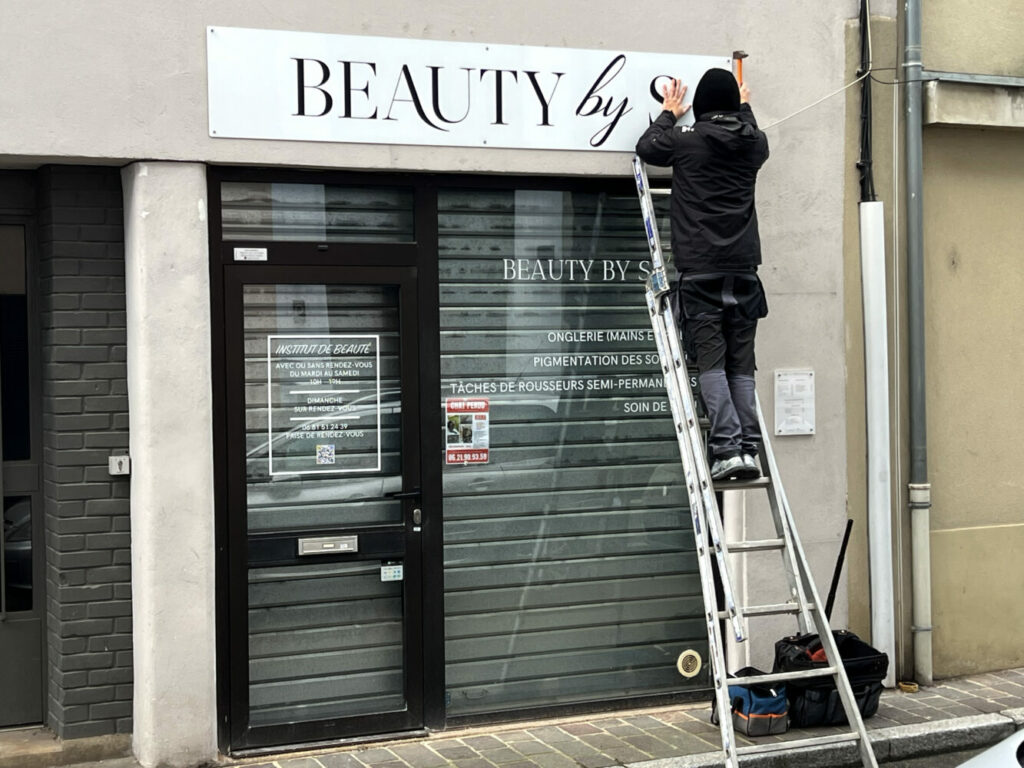 Novapub - Enseigne dibond Beauty by S Lagny-sur-Marne
